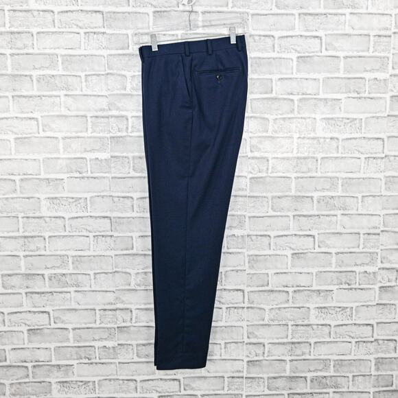 Suitsupply Traveller Brescia Slim fit Trouser Pants Blue wool lightweight 32w - Picture 1 of 9
